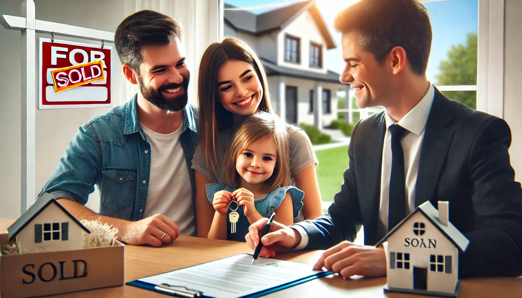 Family gets mortgage